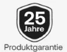 25 Jahre Produktgarantie