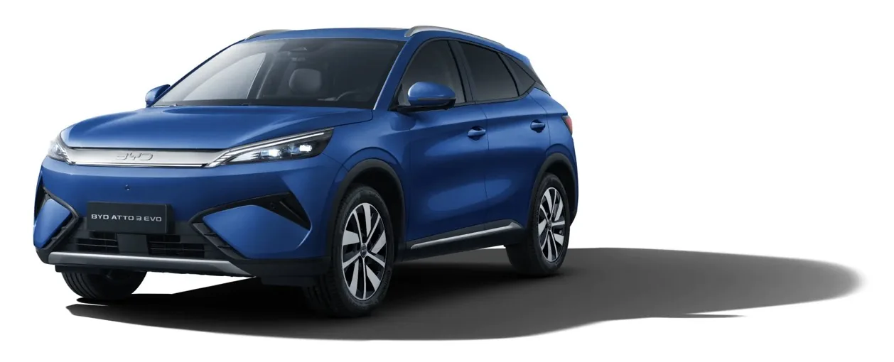 BYD ATTO 3 EVO in Blau