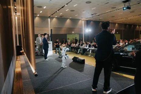 Vortrag beim gemeinsamen Event